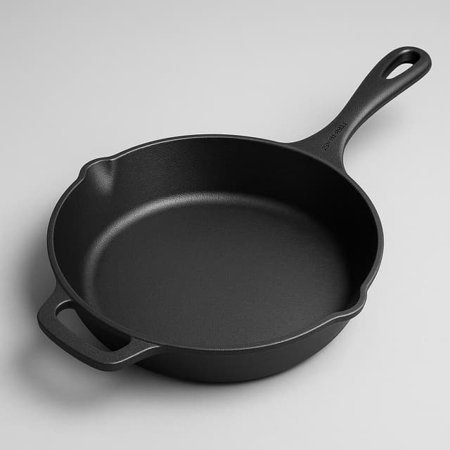 Amazon Basics 10.25-Inch Pre-Seasoned Cast Iron Skillet