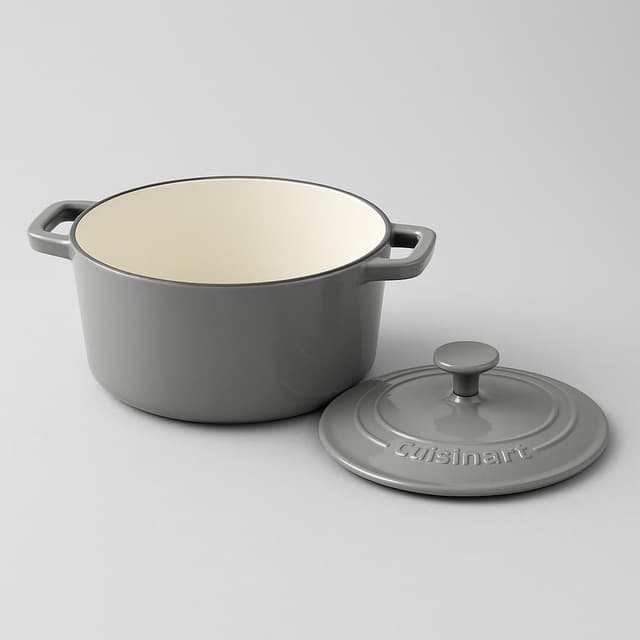 Cuisinart Chef's Classic Enameled Cast Iron 7-Quart Round Covered Casserole