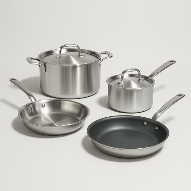 Made In 10-Piece Stainless Clad Cookware Set