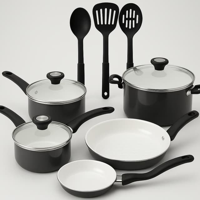 Farberware Purecook Ceramic Cookware Set (12-Piece)